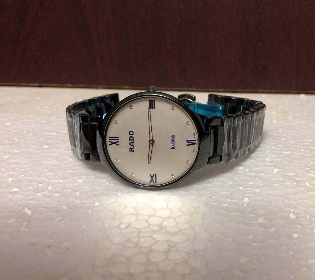 RADO Gents Black Chain Wrist Watch