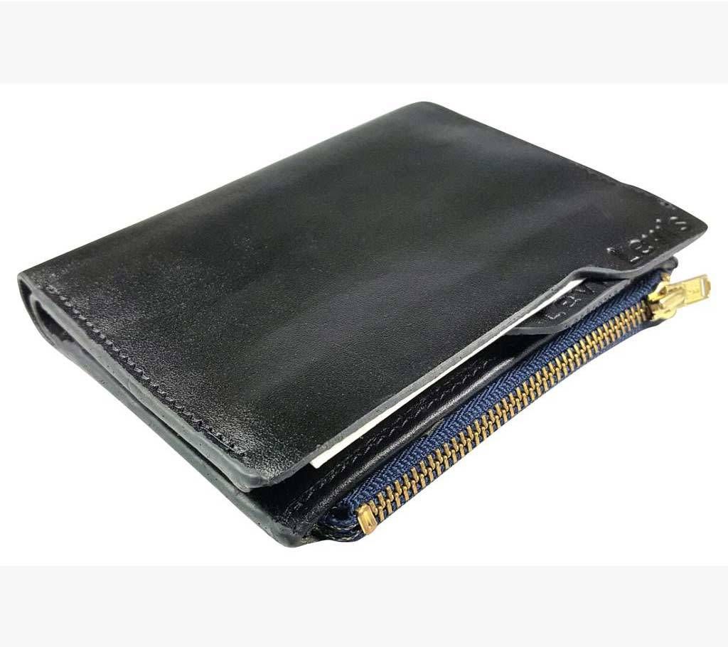 Black PU Leather Wallet for Men