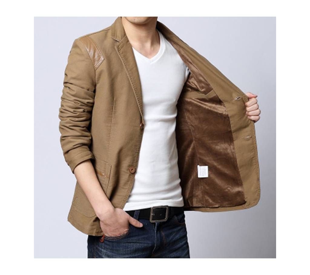 Gents Slim Fit Cotton Blazer