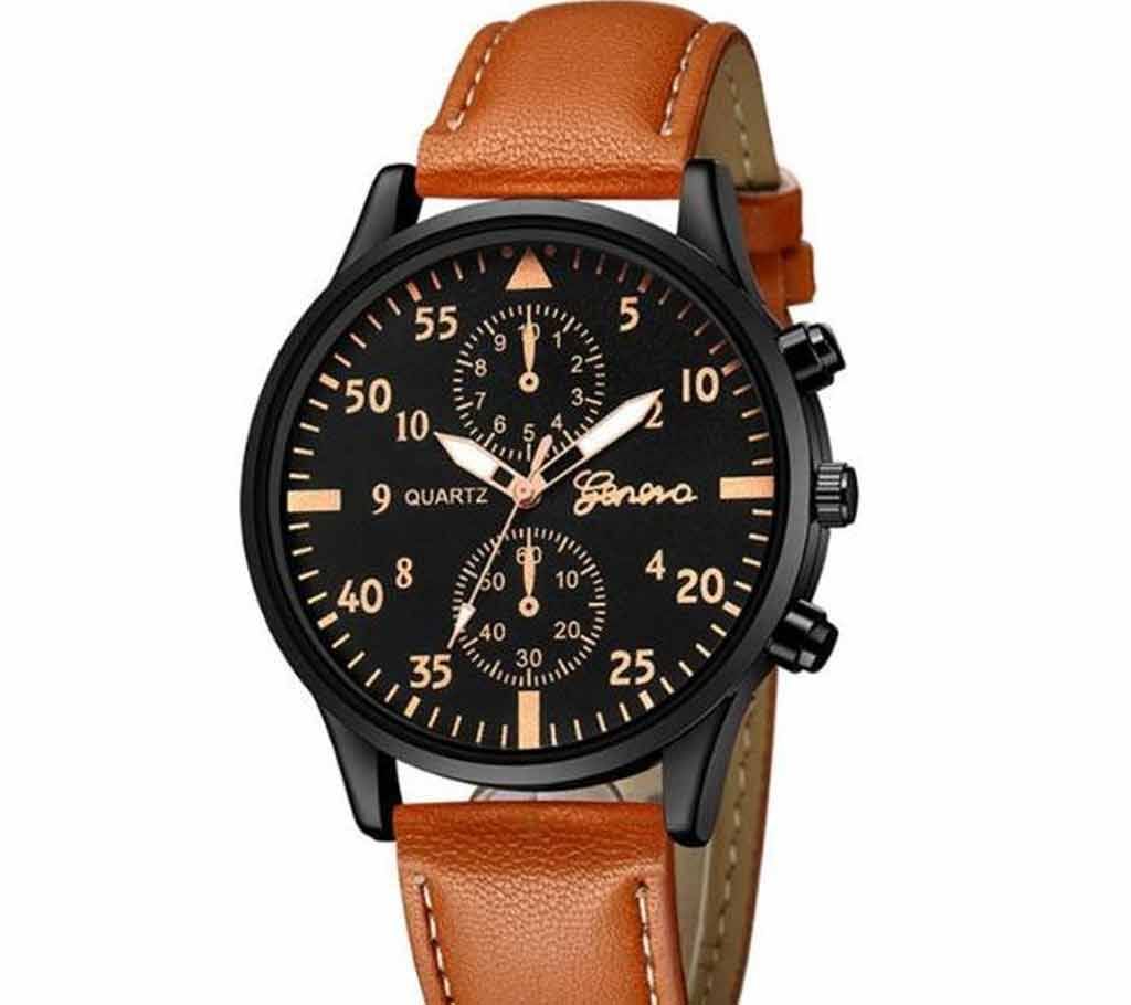 Leather Men Watches
