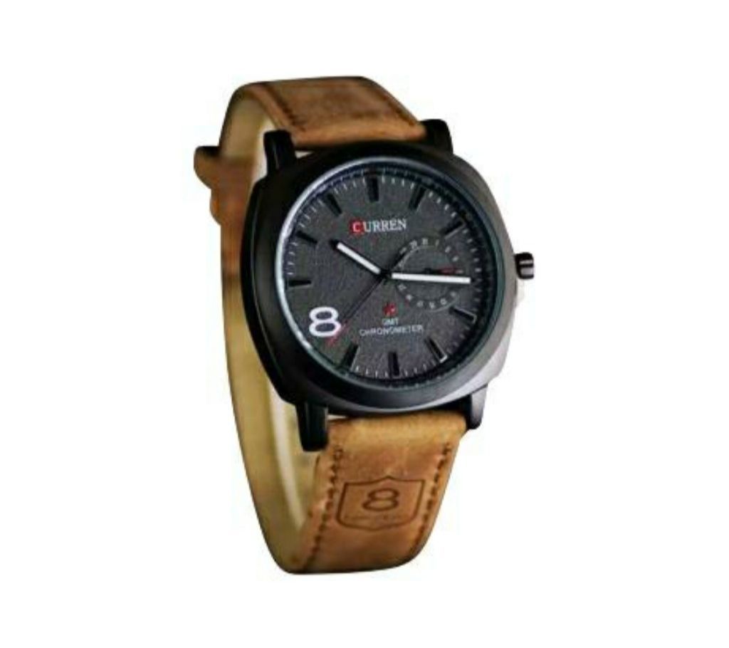 New stylish Leather Analog Watch for Men - Brown