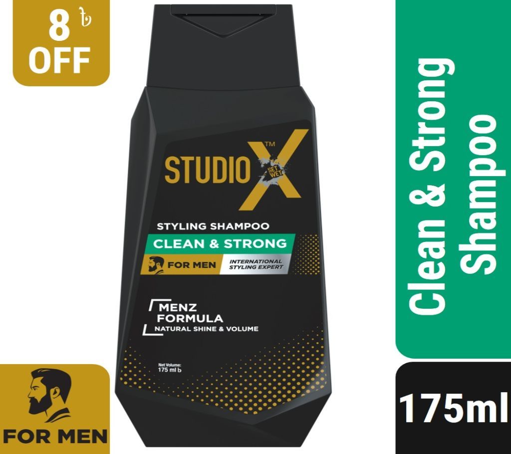 Studio X Clean & Strong Shampoo for Men 175ml