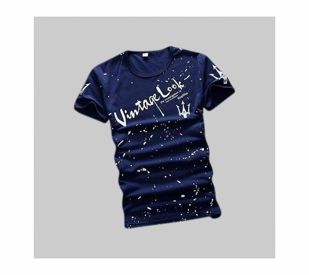 Half Sleeve Cotton Printed Tshirt for men 