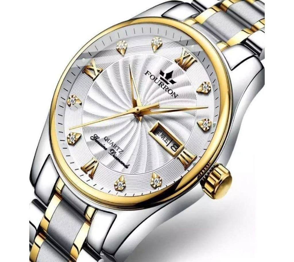 FOURRO Metal Waterproof wristwatch for men 