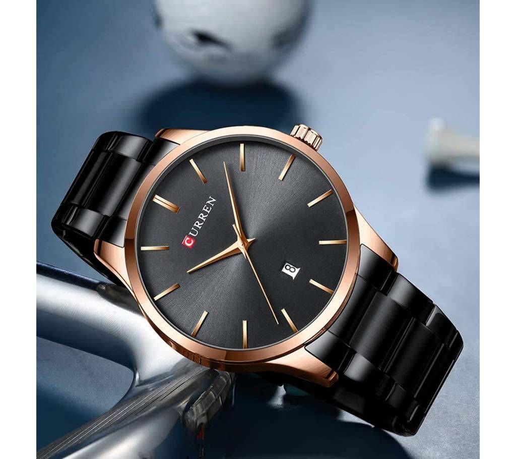CURREN 8357 BLACK WATCH FOR MEN