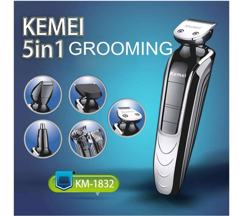 kemei 5 in1 waterproof grooming kit