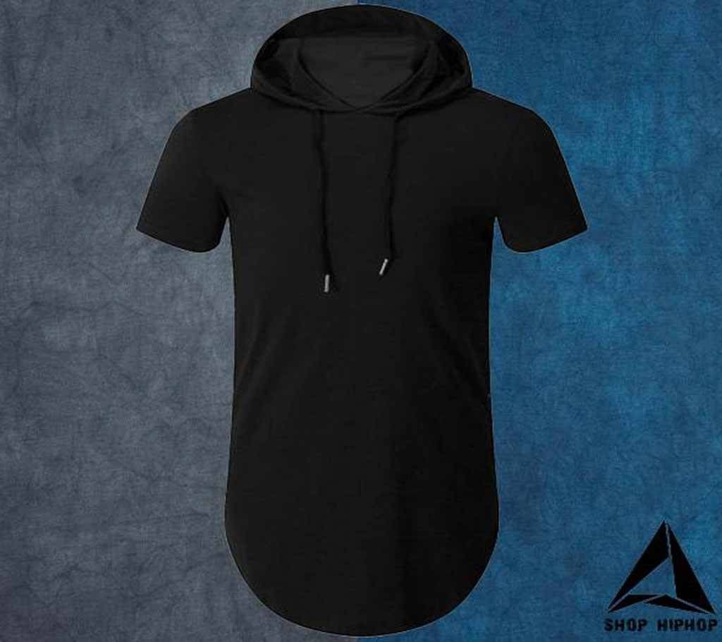 Side chain Scope hoodie T-shirt  