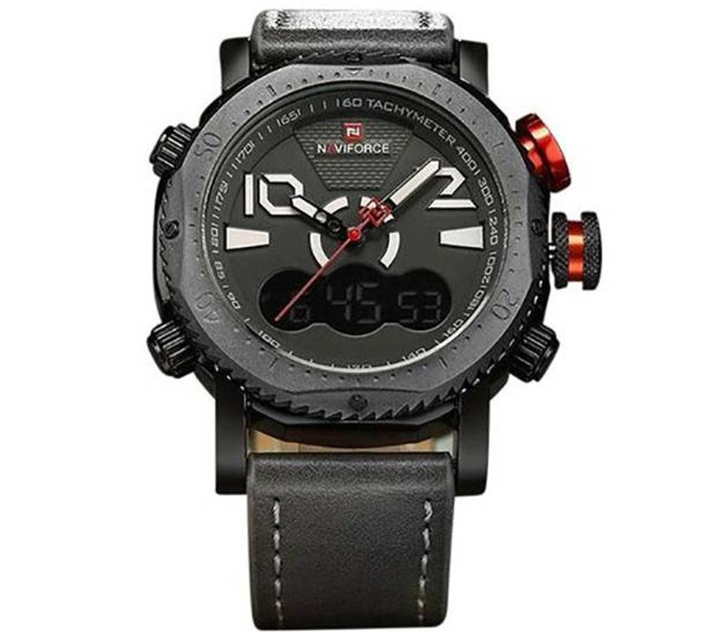 NaviForce MW07 PU Leather Wrist Watch For Male