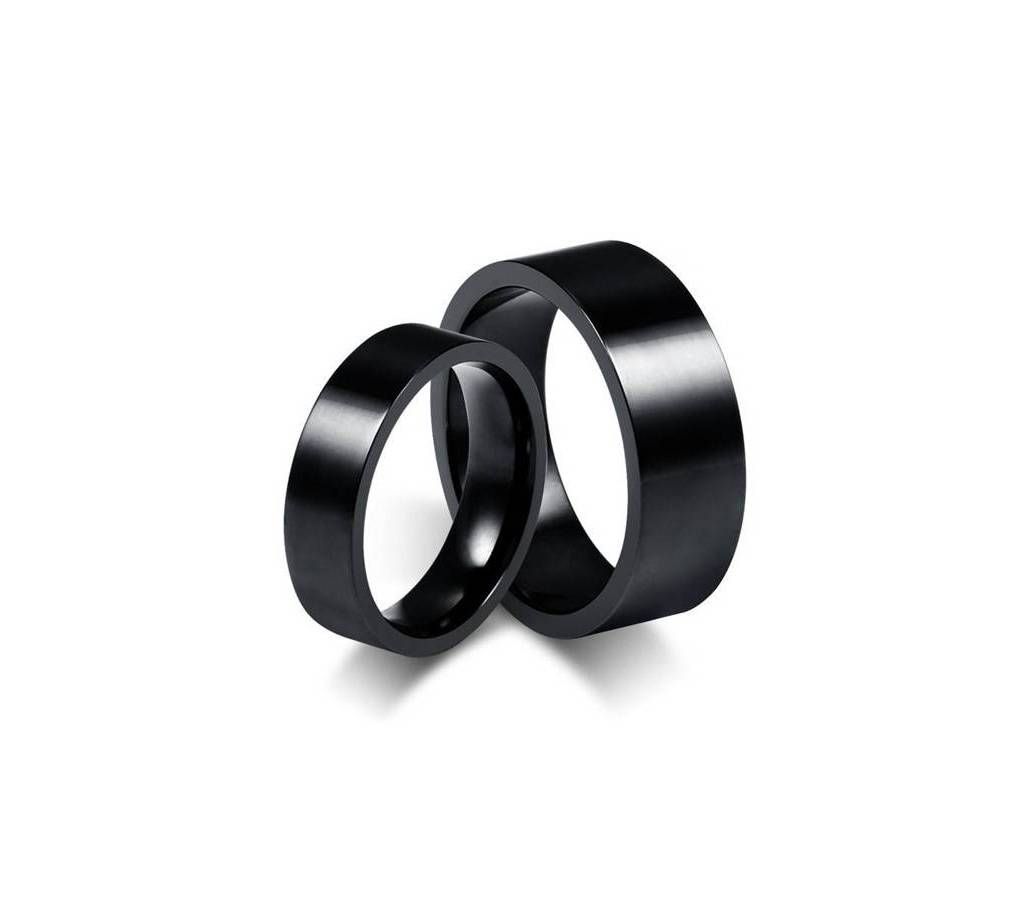 Black Finger Ring for Men - 1 Piece 