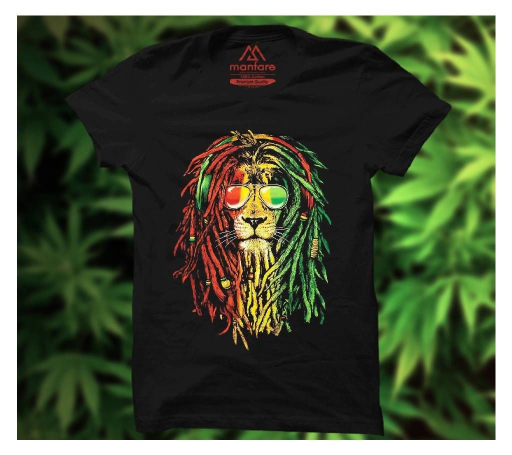 Lion Menz Round Neck T Shirt