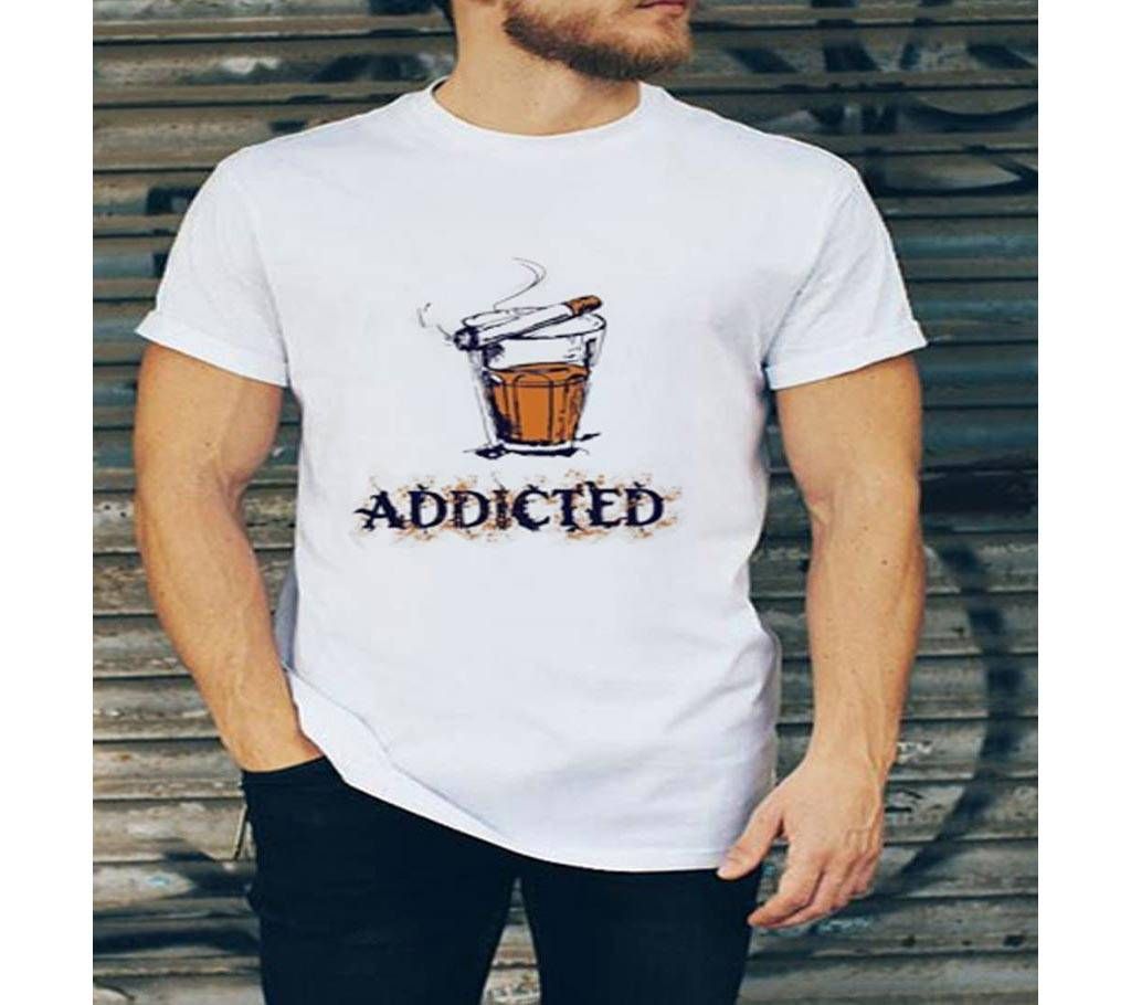 Addicted Menz Round Neck T-Shirt 