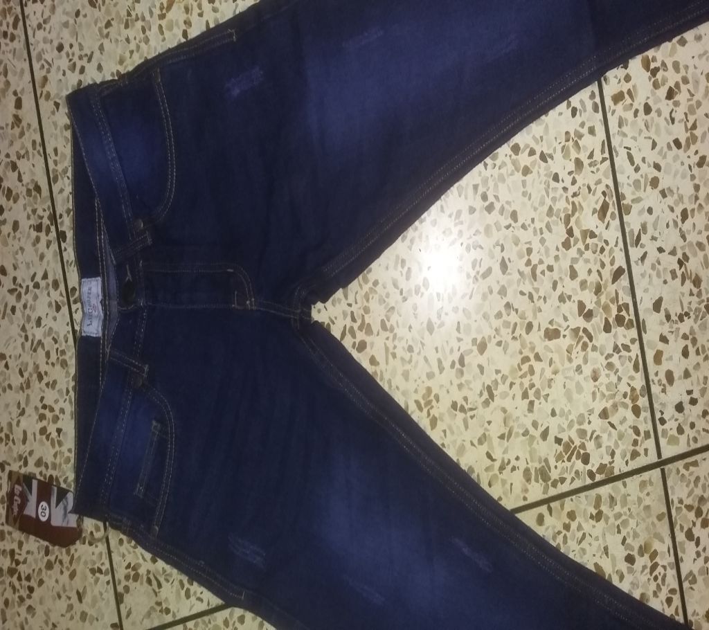 Mens Cotton no-stretch Denim pant