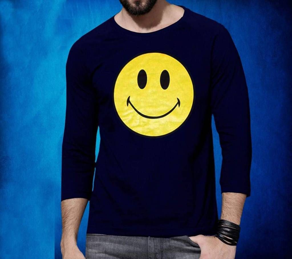 Smile Emo Gent's Full Sleeve T-Shirt