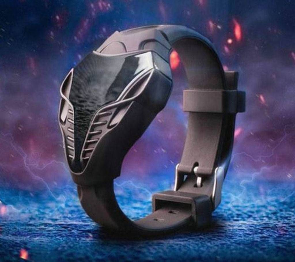 Cool LED Digital Watch Men's Cobra Triangle Snake