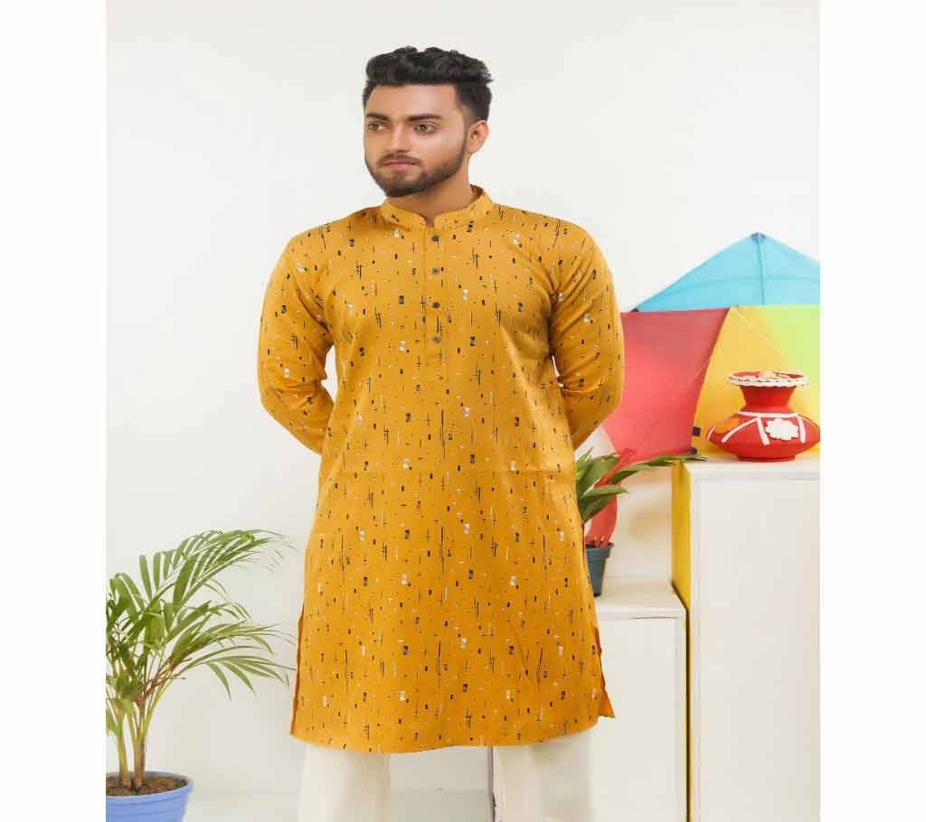 LAVELUX Printed Long Cotton Panjabi