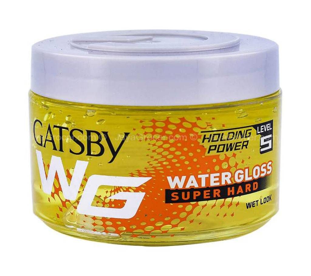 Gatsby wet look super hard hair gel for men 75gm India  