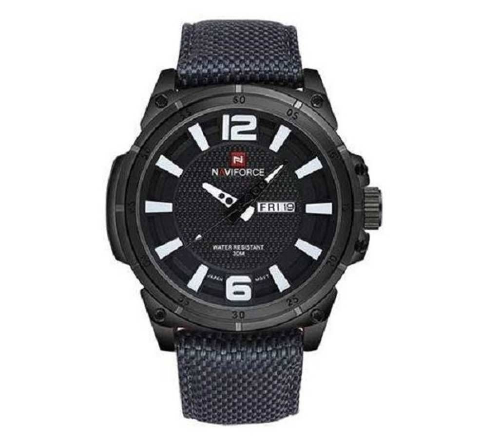 NF9066 Nylon Analog Watch for Men - Navy Blue