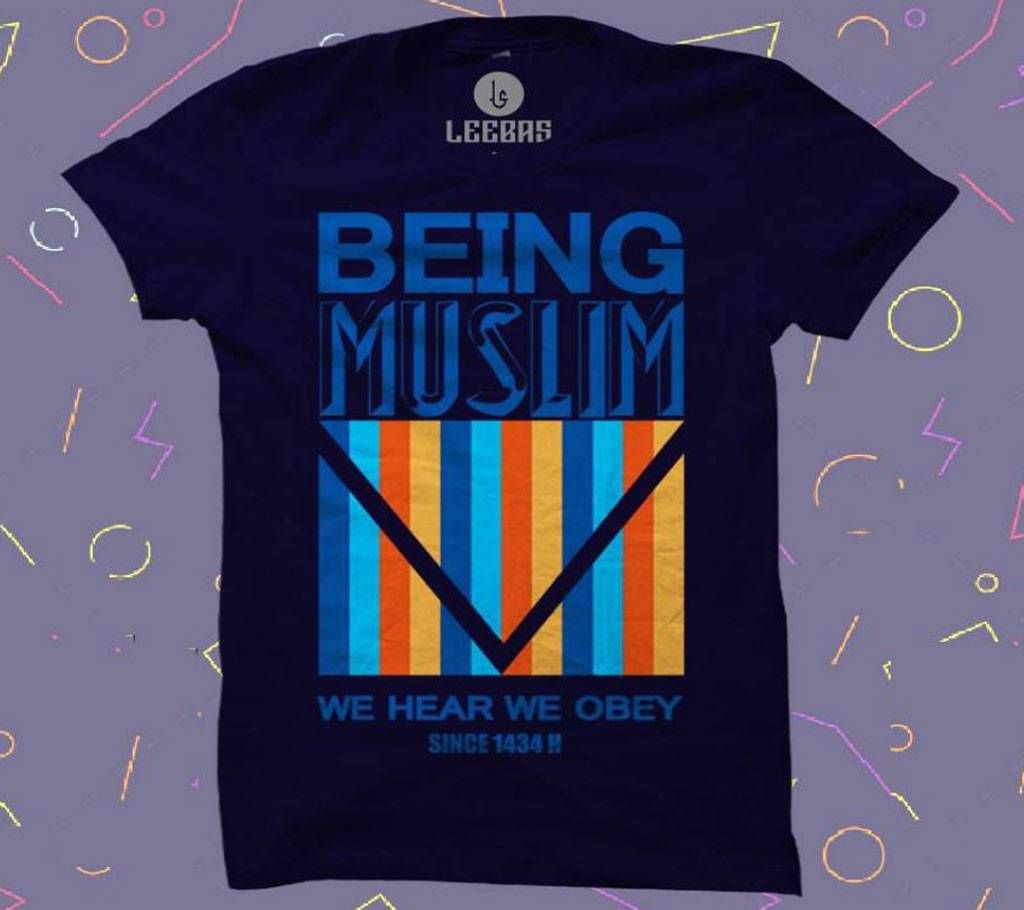 BEING MUSLIM T-shirt - Navy - LB 86 - LBS