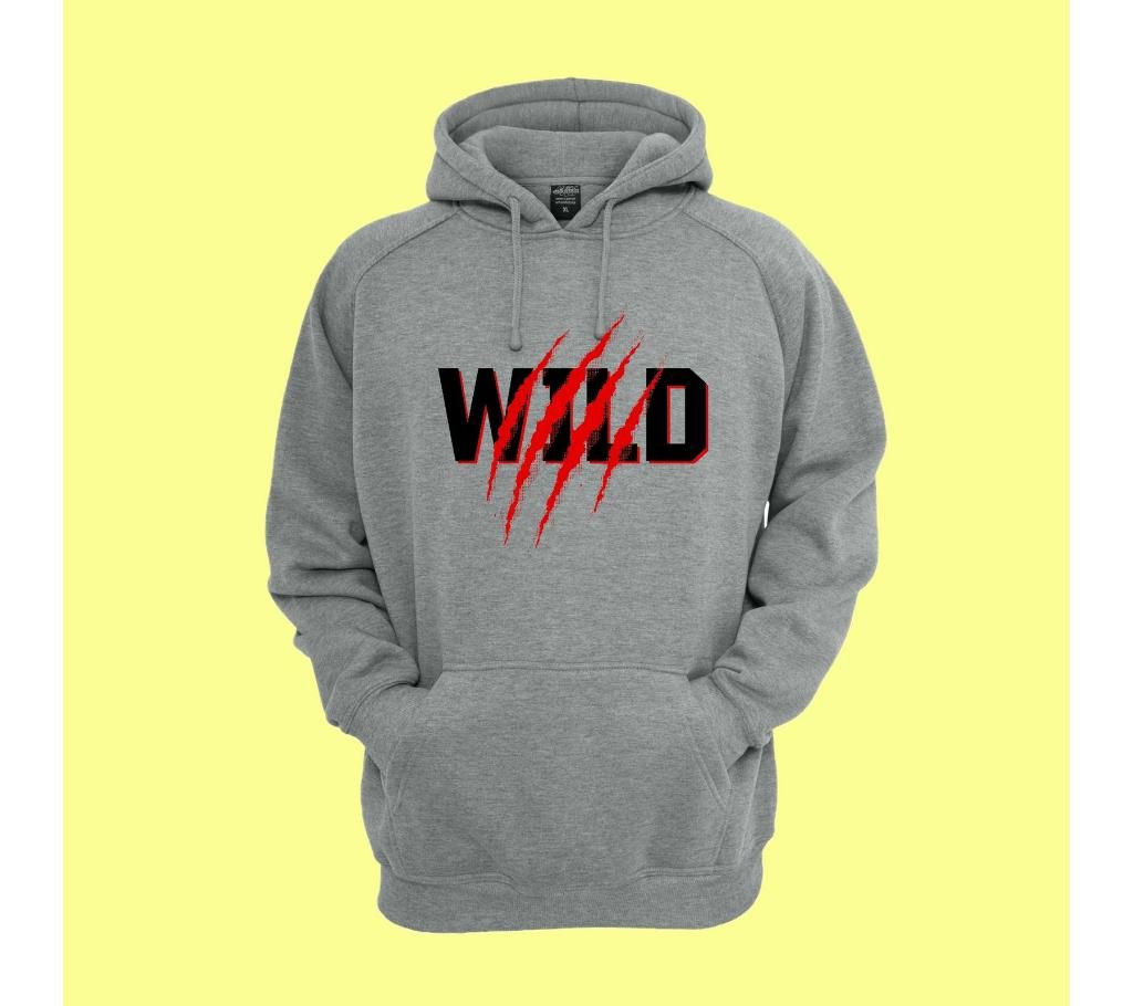 Mens Pull over hoodie Ash color