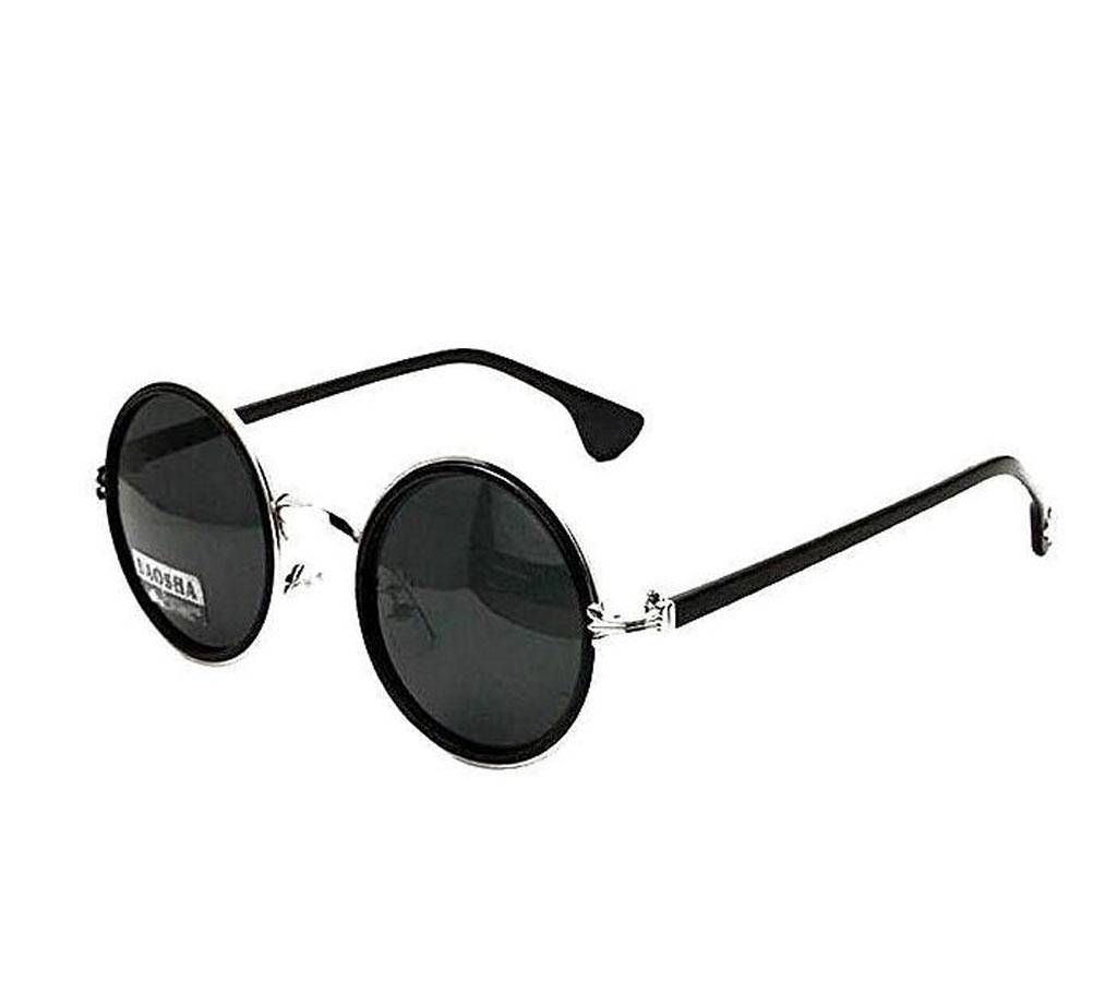 Black Metal Sunglasses for Women with Stylish Box