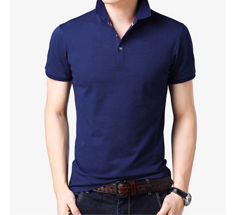 Mens Polo Shirt -Navy Blue