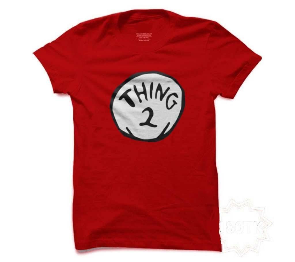 Thing 2 Red Gents Summer T-Shirt