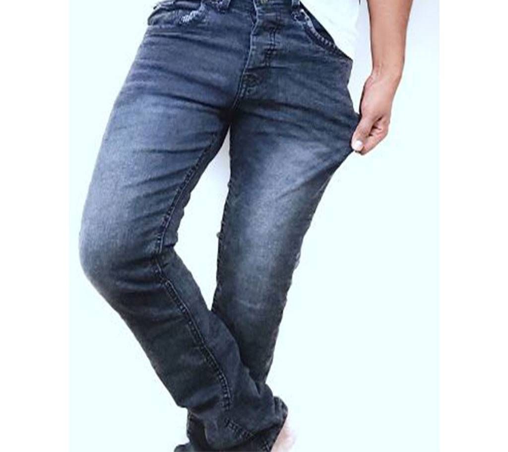Slim Fit Jeans Pant For Men-Ash
