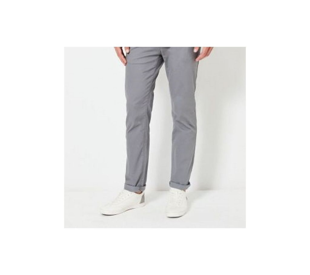 Pull & Bear Gaberdine Stretch Semi Narrow  Grey  TEX
