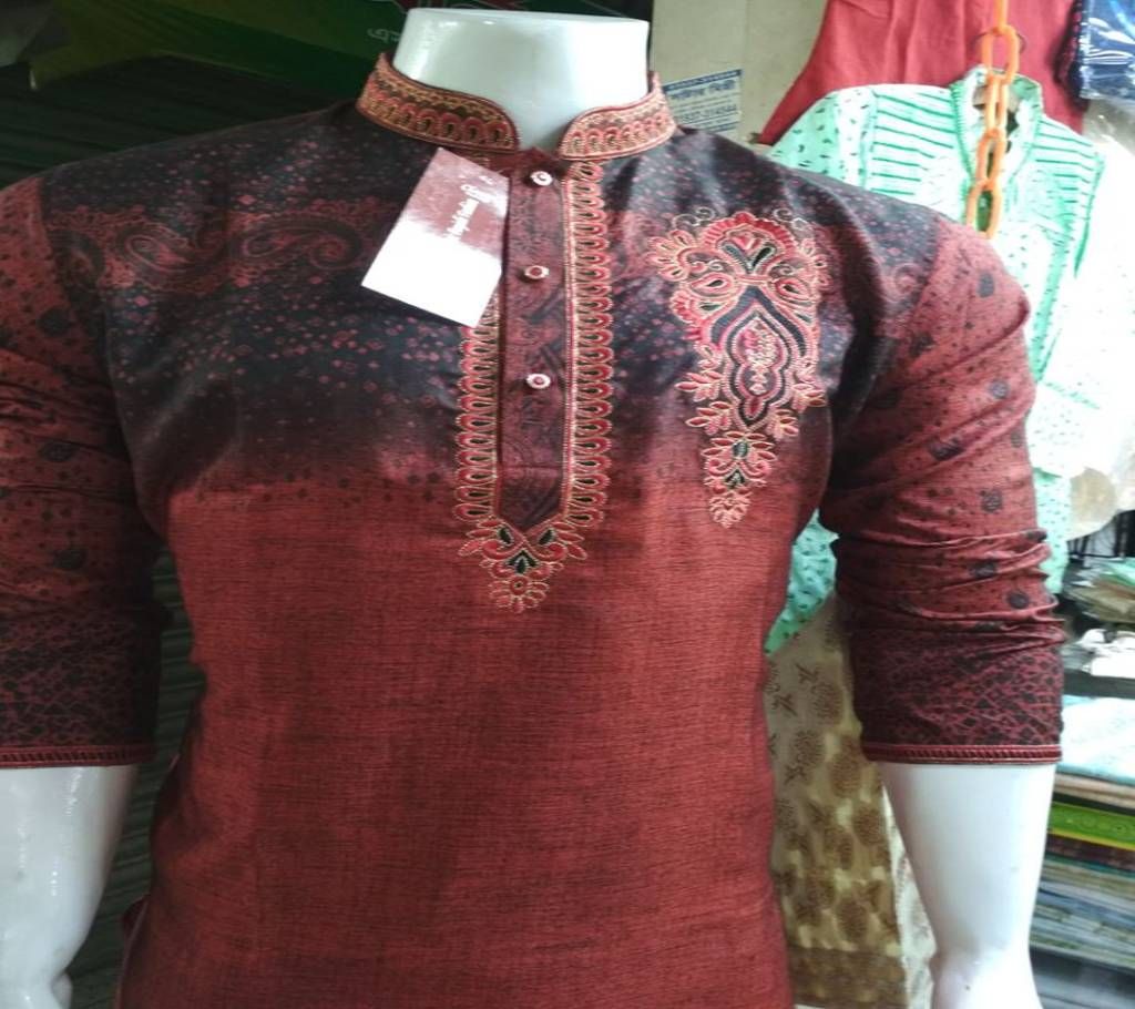 Indian Cotton Punjabi Red 