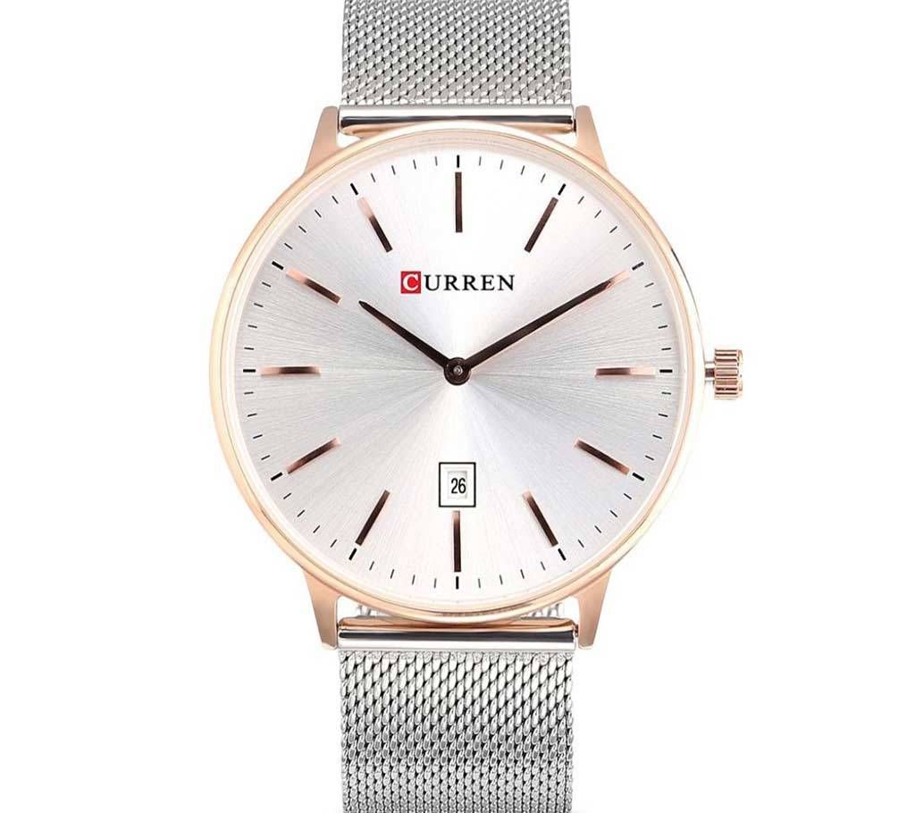 CURREN 8302 Super Slim Silver  Watch For Men