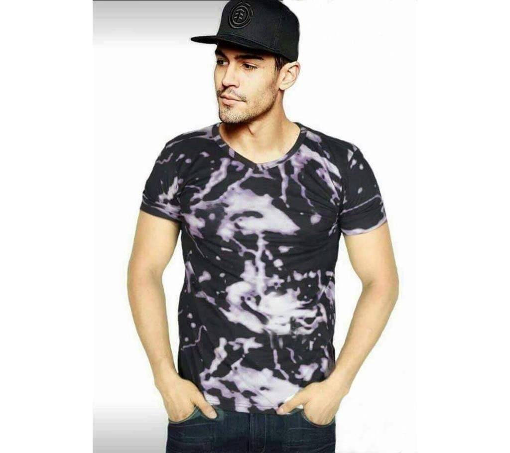 printed round neck cotton t-shirt 