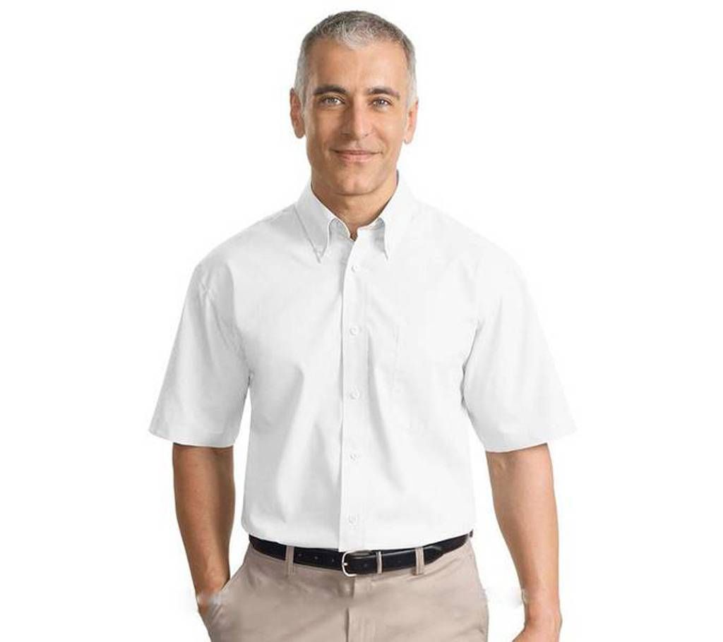 Mens Half Sleeve Formal Cotton Shirt