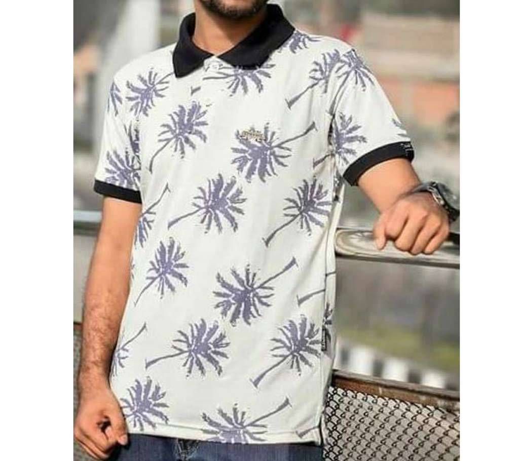 printed polo shirt