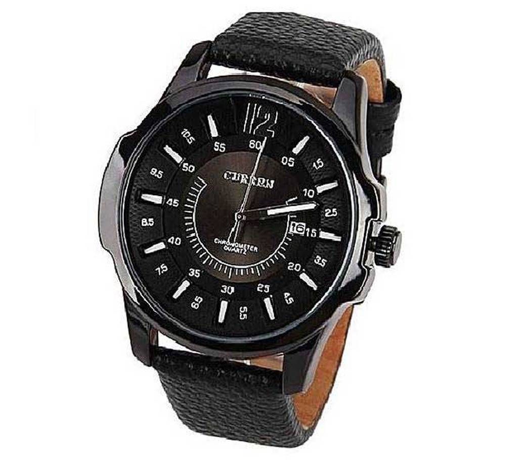 Curren Watch With Date For Men - Black (Copy)