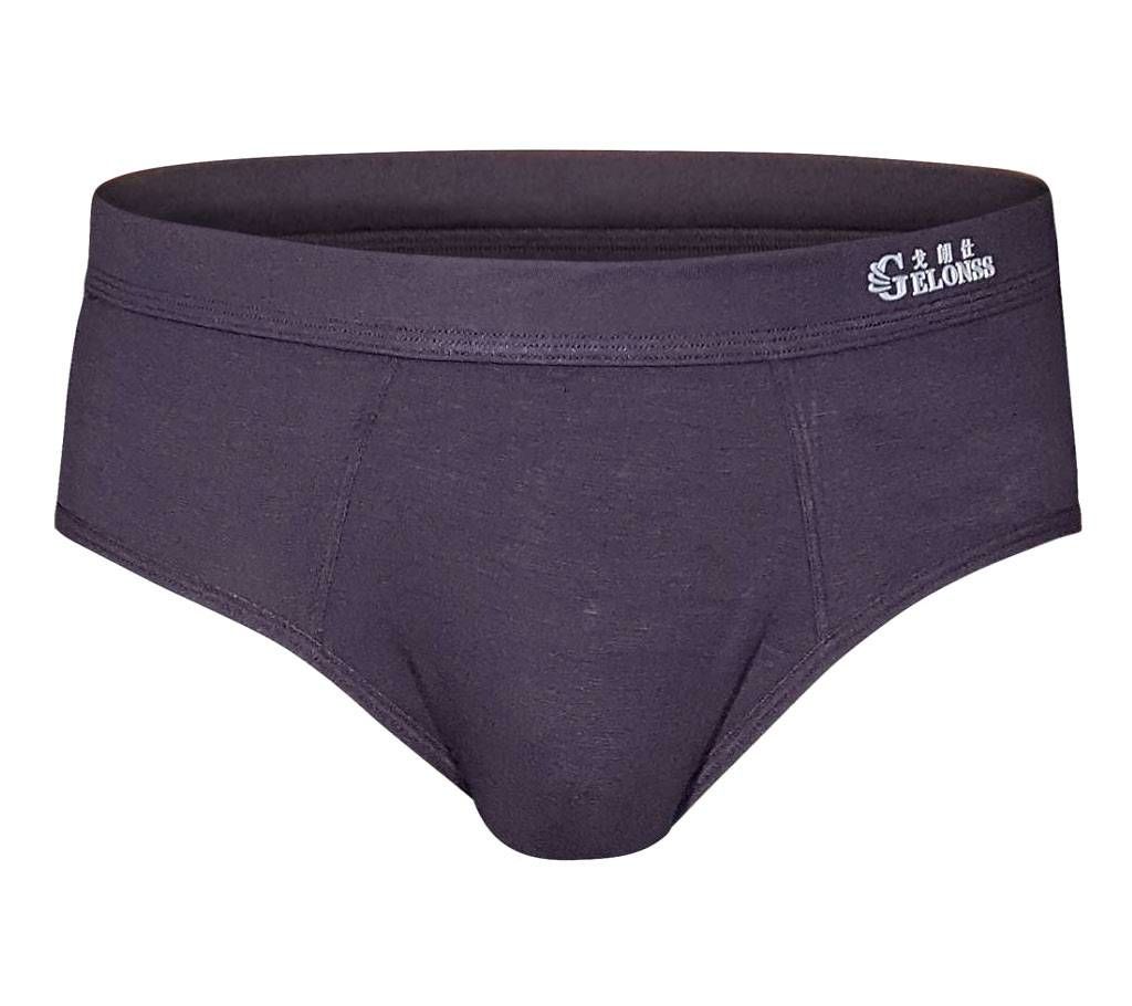 Coffee Men's Cotton  V cut  Underwear-0216UW