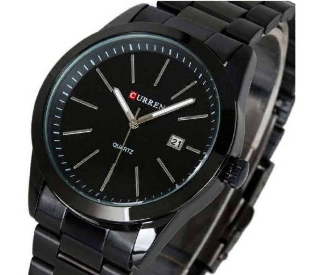 Curren black shine gents watch 