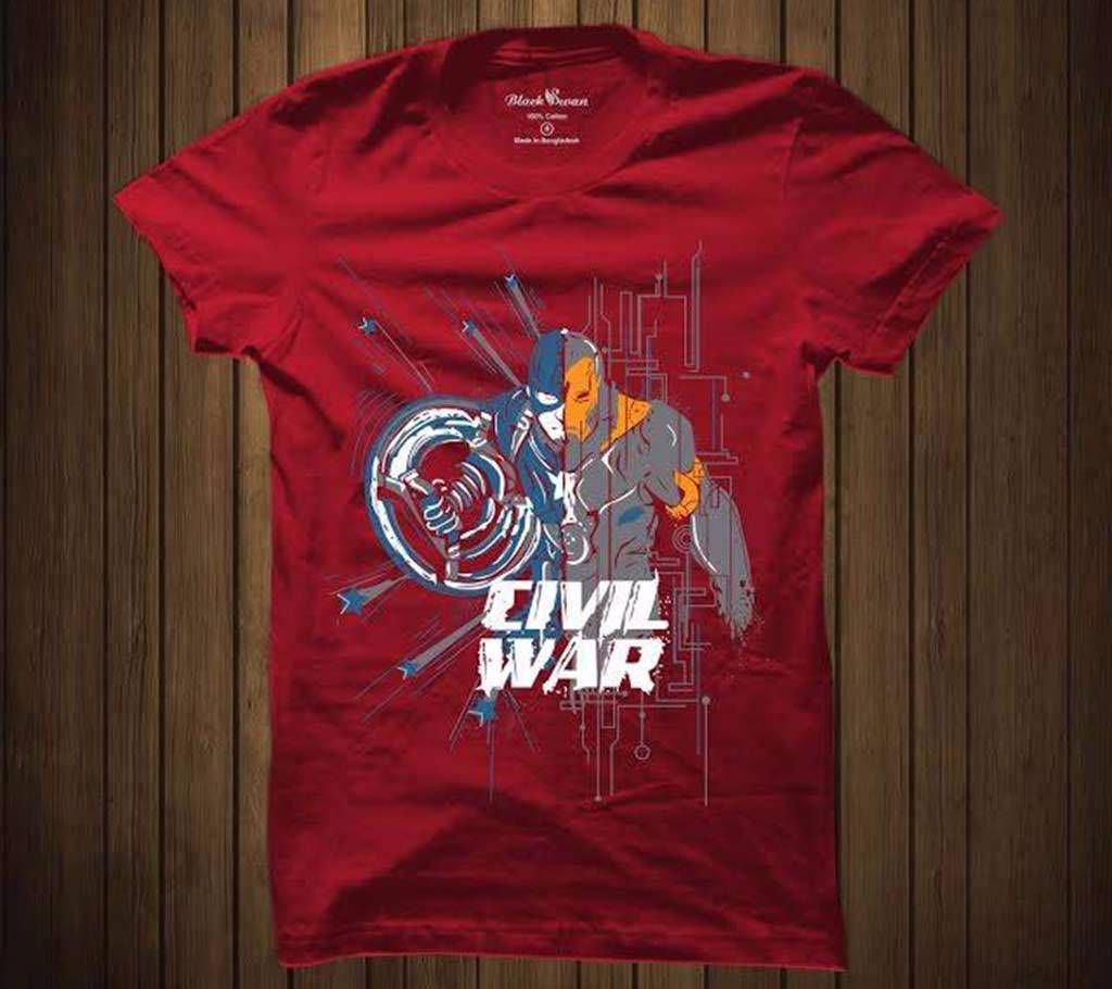 Civil War T-Shirt For Men