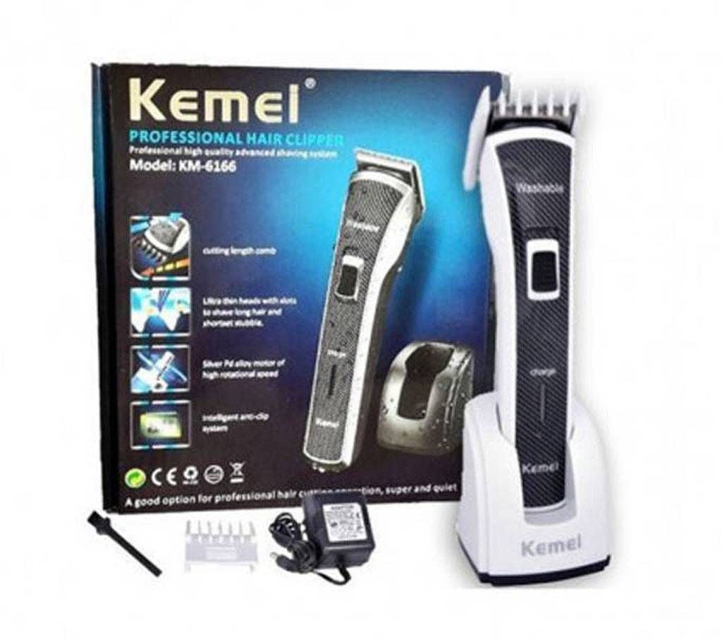 Kemei KM-6166 Waterproof Electric Hair Clipper/Trimmer