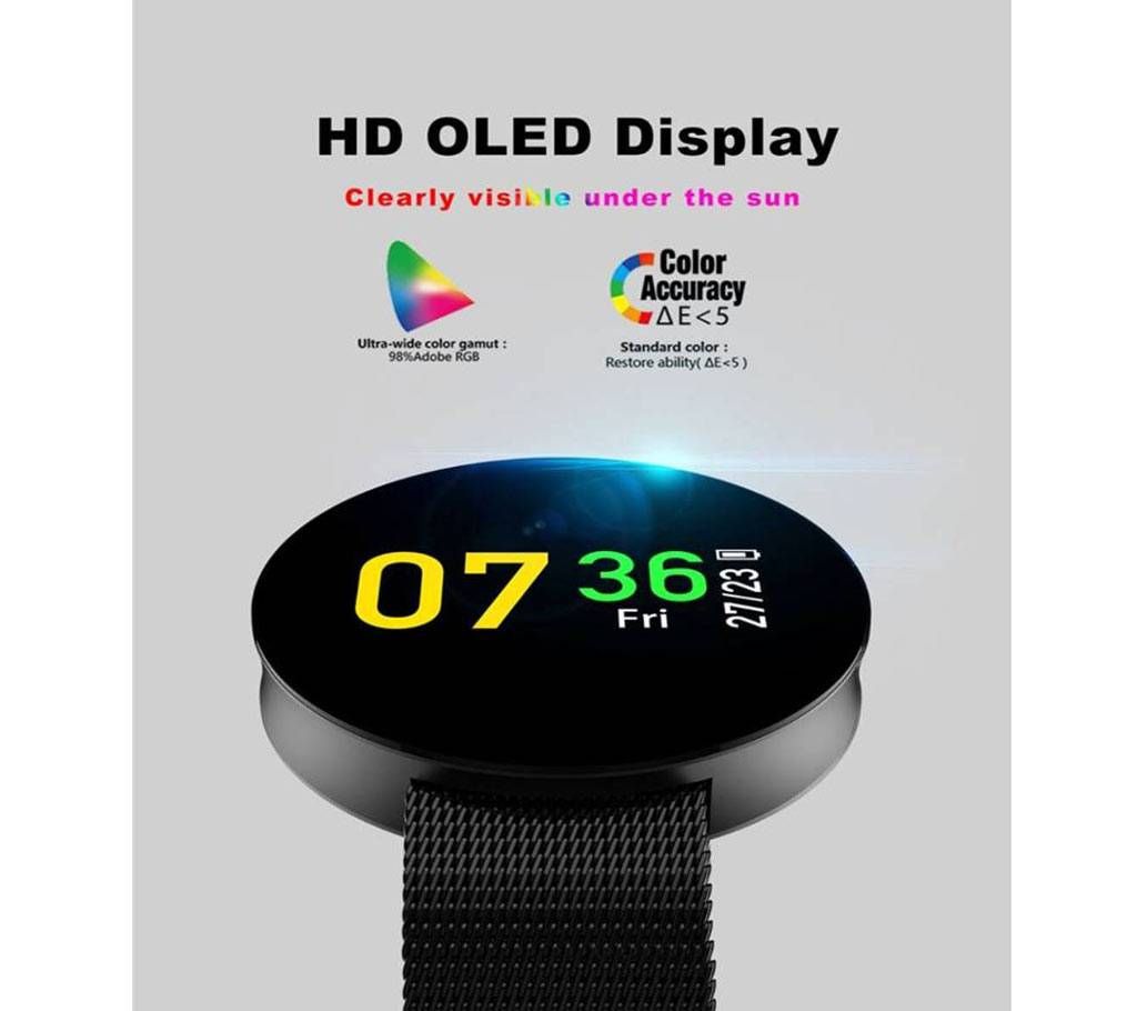 CF008 Smart Watch + Heartbeat + Blood Pressure + Water Proof