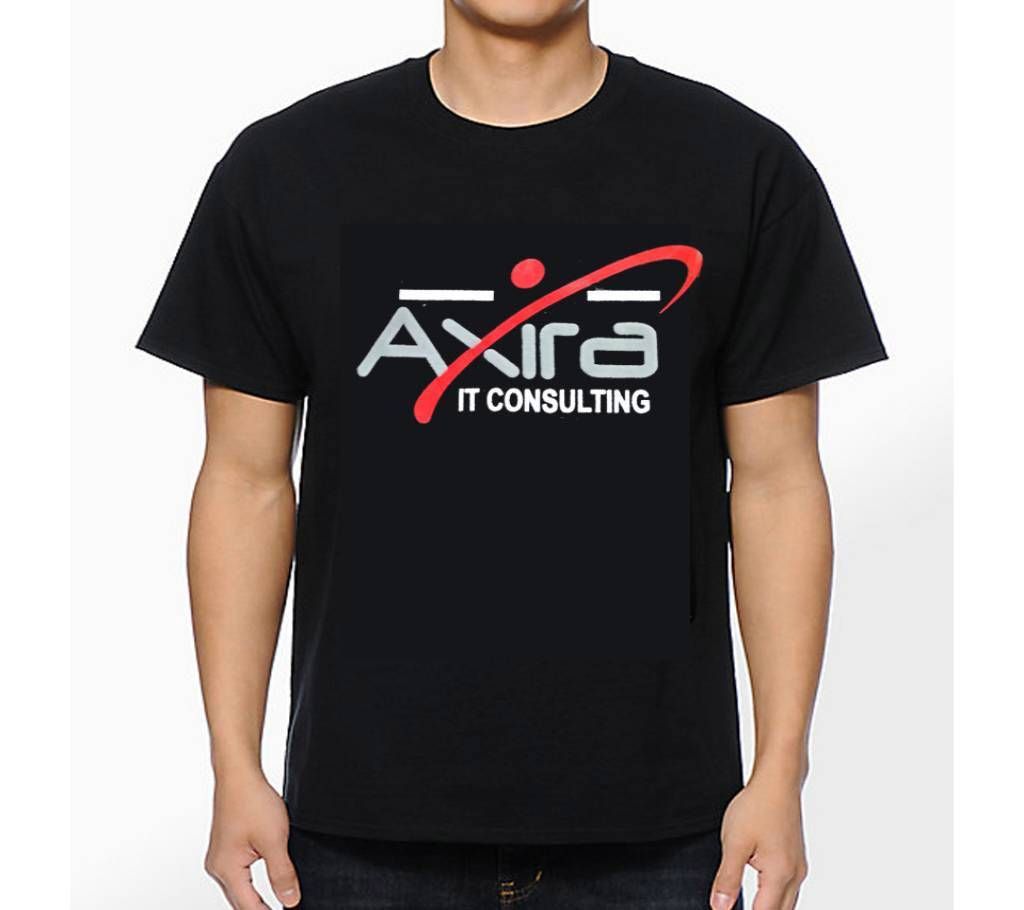 Gents Half Sleeve Cotton Axira T-Shirt