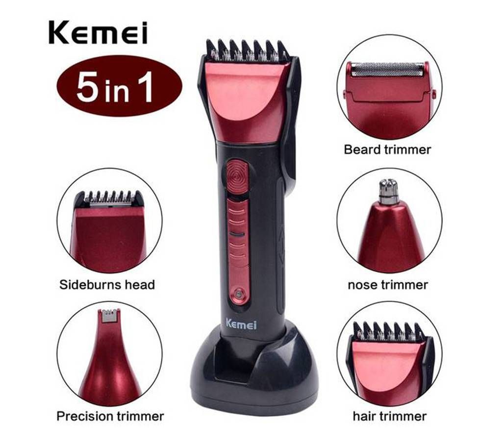 Kemei 5 in 1 Shaver & Trimmer