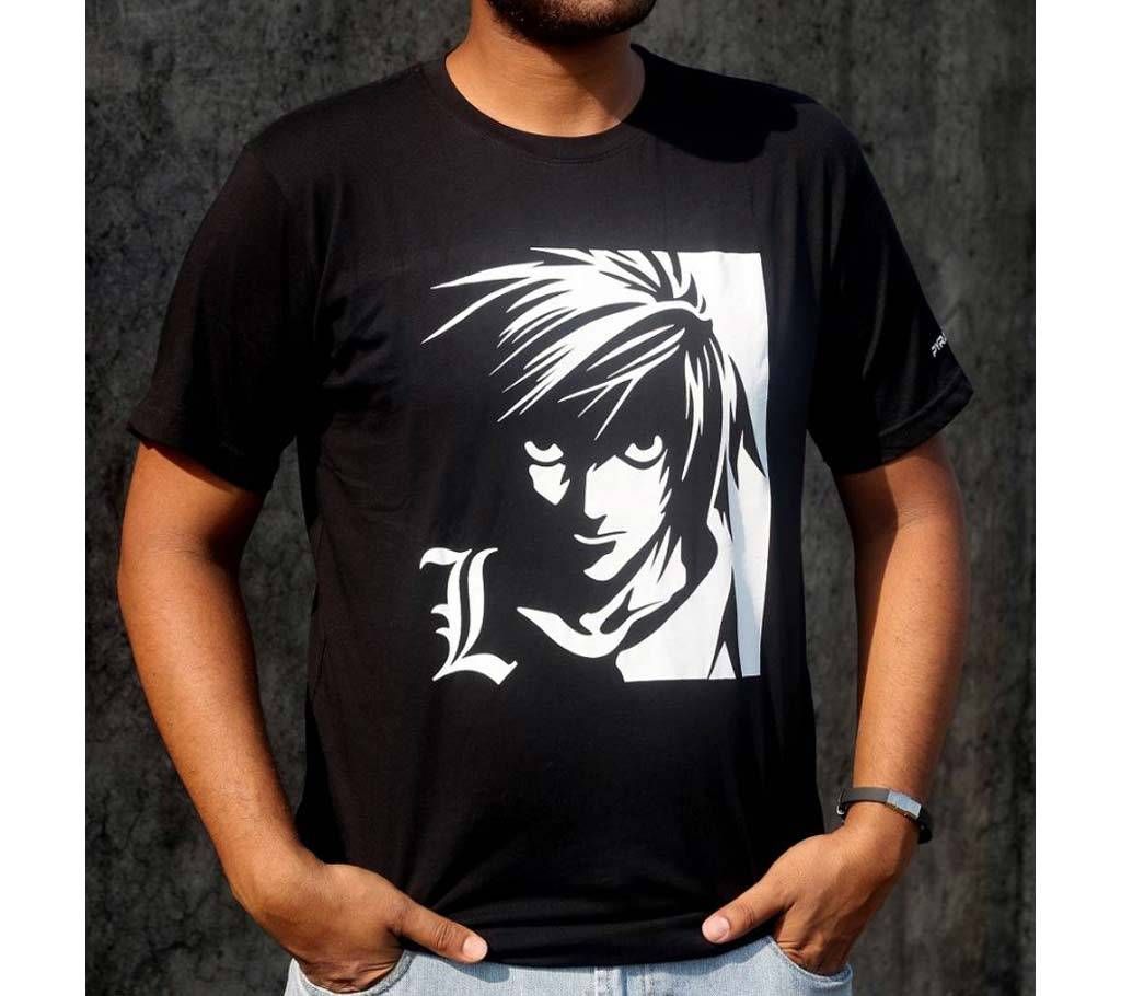 Death Note 'L' Gents Half Sleeve Cotton T-Shirt