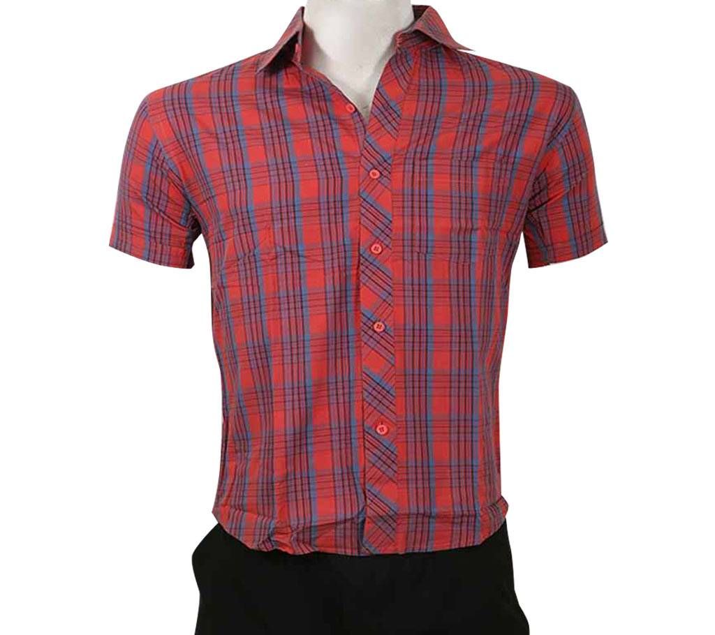 hALF Sleeve Gents Check Shirt