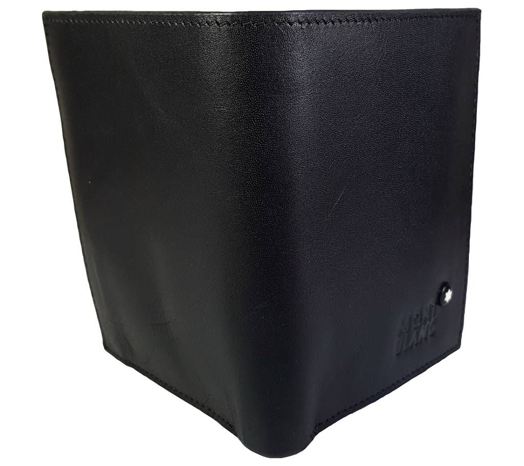 Black Leather Wallet for Men-0365WLT
