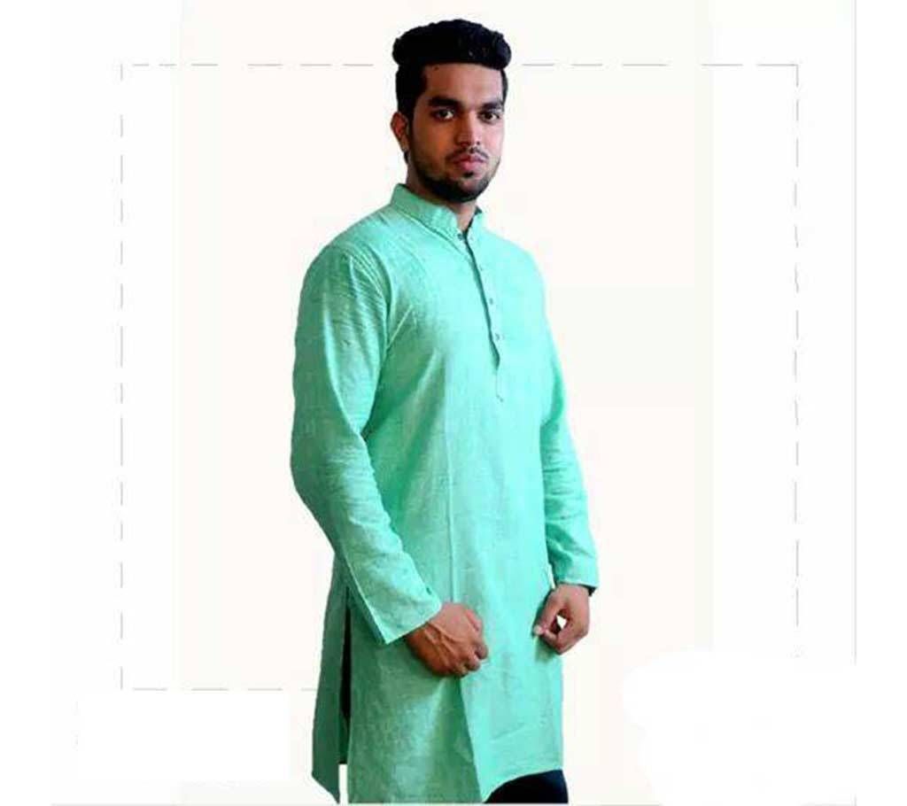 Gents Semi-Long Printed Cotton Panjabi