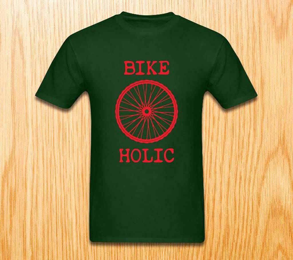 Bike Holic Mens Cotton T-Shirt