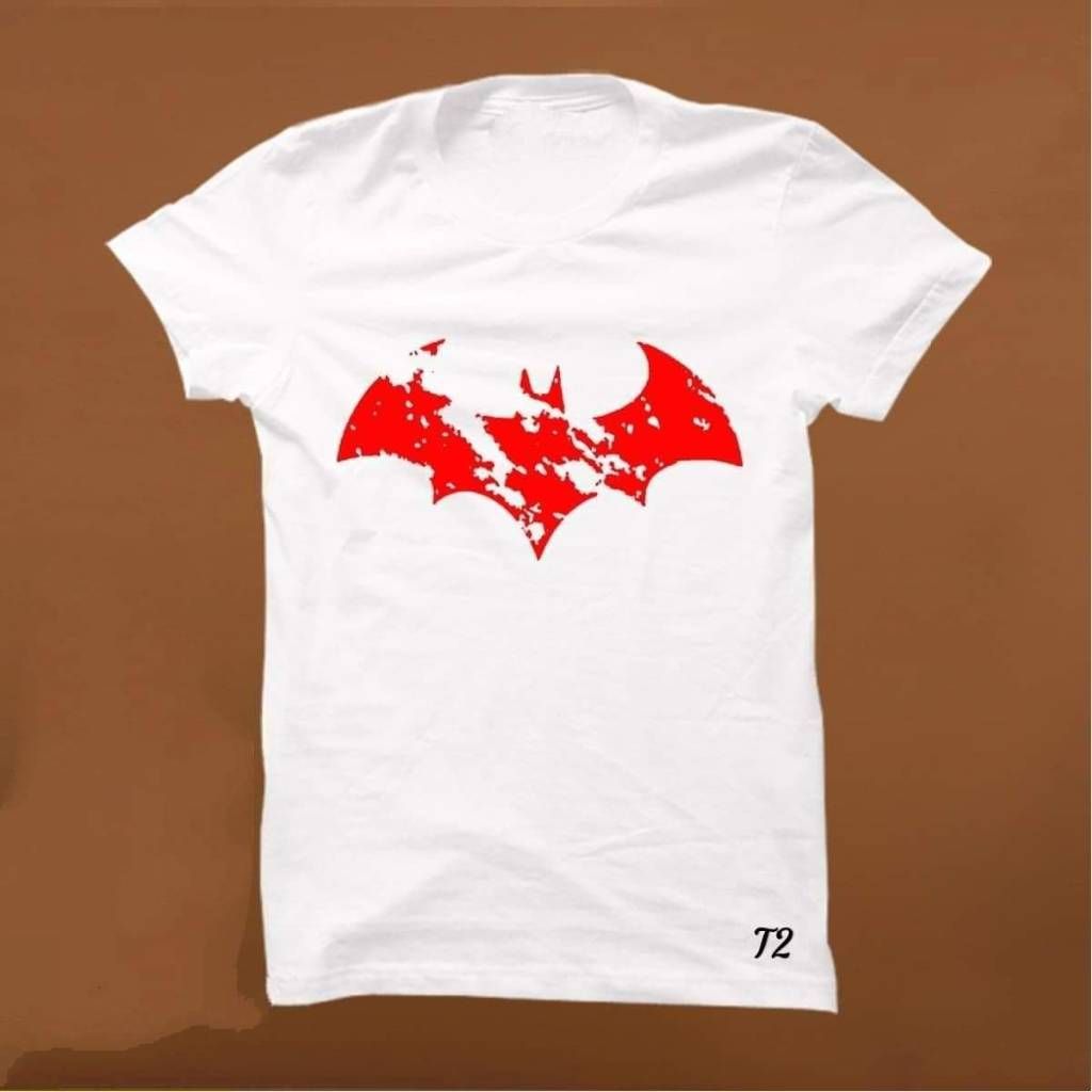 Batman Black Half Sleeve Cotton Tshirt for Men 