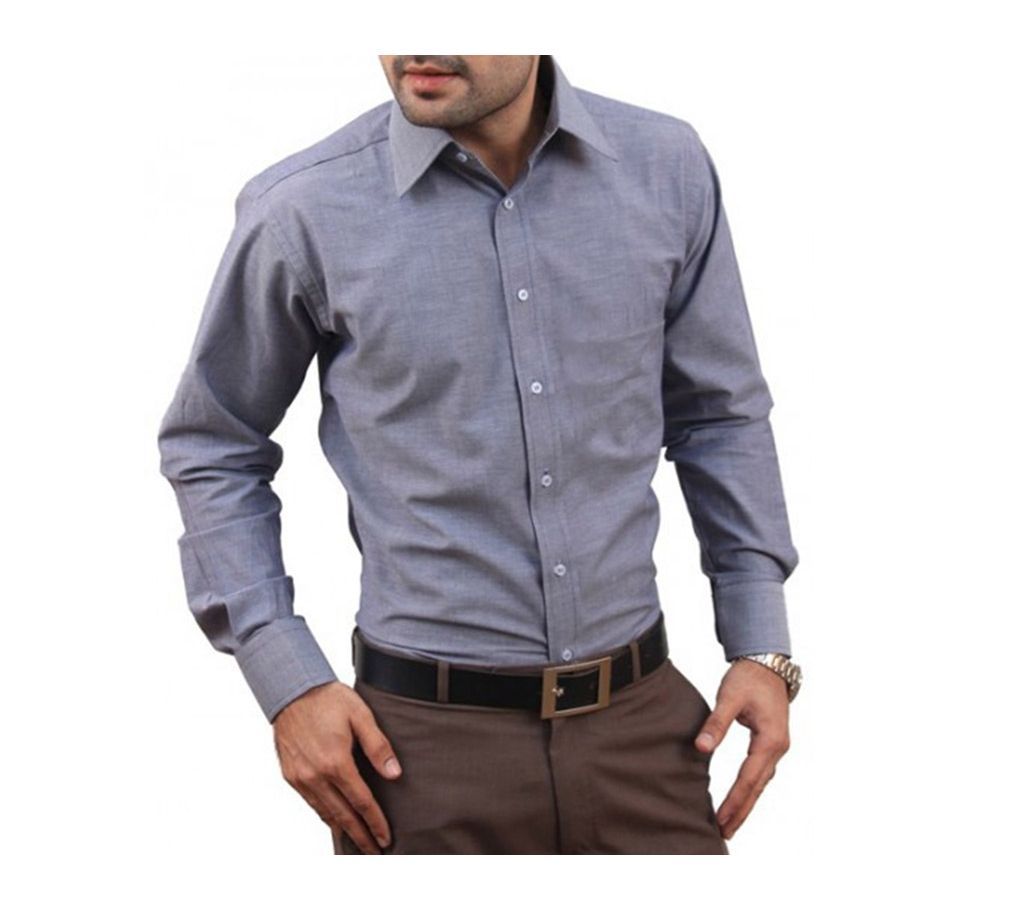 Grey Formal Shirt For Men