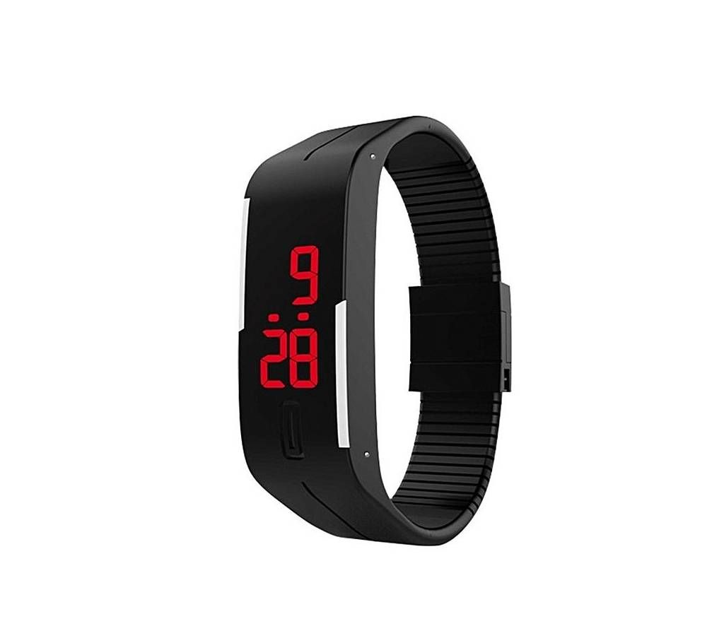 LED Sports Watch - Black