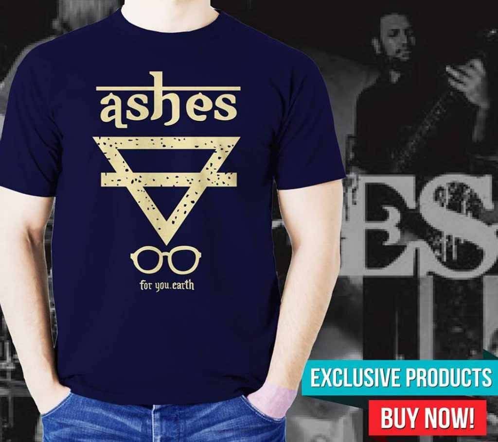 Ashes Cotton T-shirt (Navy)
